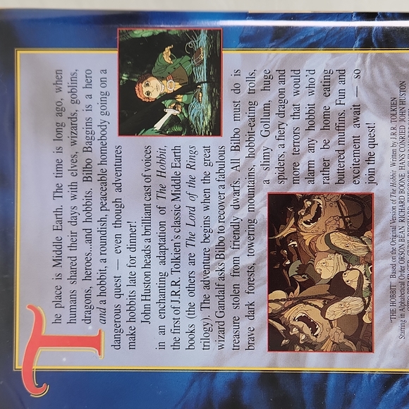 The Hobbit, Animated Film from 1977 on VHS - Picture 7 of 16